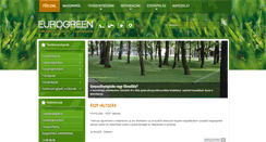 Desktop Screenshot of eurogreen.hu